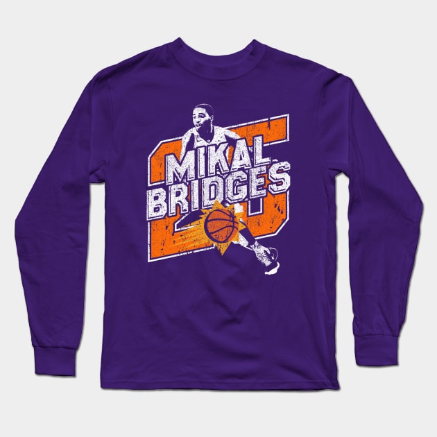 Mikal Bridges Long Sleeve T-Shirt by huckblade